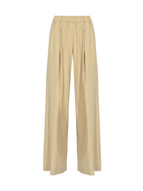 Pantalone Manolo in gabardina di lana stretch Liviana Conti | F6SN25W76-1